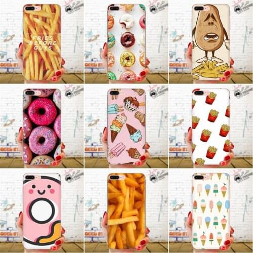 For LG G3 G4 G5 G6 G7 K4 K7 K8 K10 K40 K50 Q6 Q60 V10 V20 V30 V40 Nexus 5 5X 2017 TPU Cases Covers Donuts Pizza