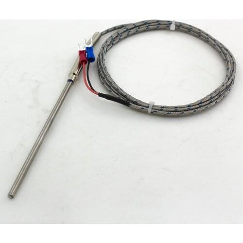 FTARP08 K type high temperature resistant and anti-corrosion 100mm GH3039 probe 1.5m cable thermocouple temperature sensor