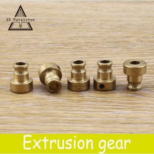 3D Printer Parts 1pcs Extruder/Feeder wheel Drive Gear 5mm bore - NEMA17 Extruder Pulley for 1.75mm Filament Reprap Mendel DIY