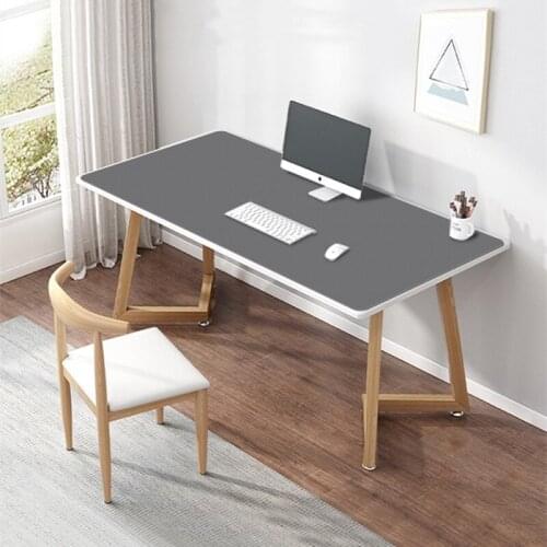 Double-sided Desk Pad Mouse Pad Oversized Leather Notebook Pad Desk Pad Two-color Kindergarten Table Mat