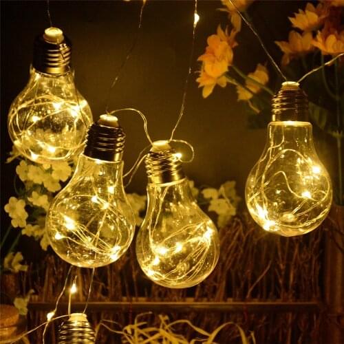 2.5M Globe Bulb String Lights with 10 Clear Ball Vintage Bulbs Indoor Hanging Umbrella Patio String Lighting for Backyard Weddin