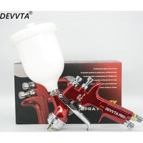 DEVVTA GFG Pro Gravity Spray gun Air paint gun for Car painting 1.3mm Nozzle 600 ml Cup Air Paint Sprayer Automotive Airbrush