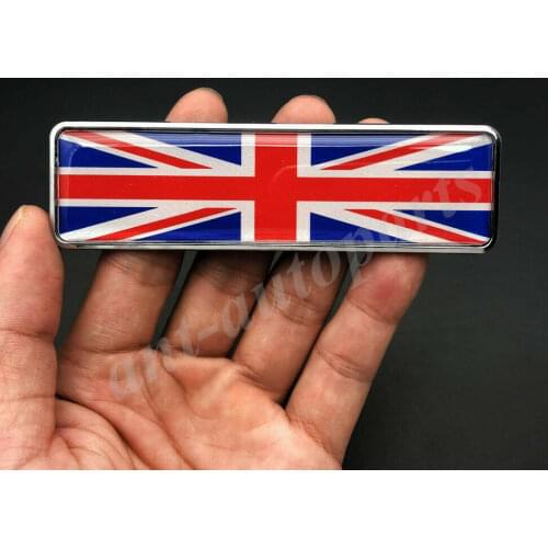 Metal The Union Jack UK Flag Car Emblem Badge Motorcycle Sticker Decals Fairing