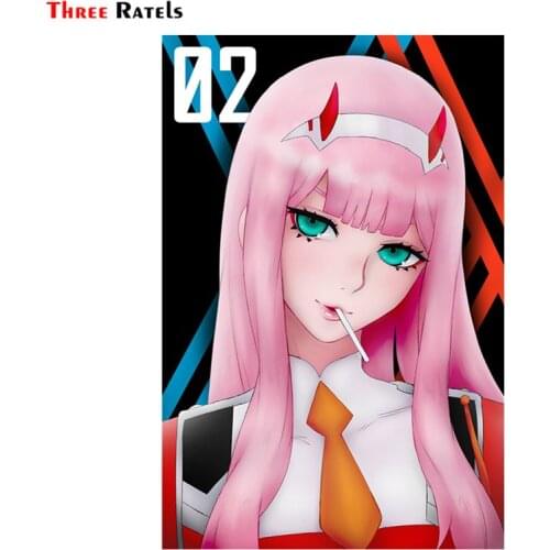 Three Ratels FC334 Anime Darling In The Fran Cute Cartoon 3D Stickers For Car Sexy Anime Girls Nude Decal