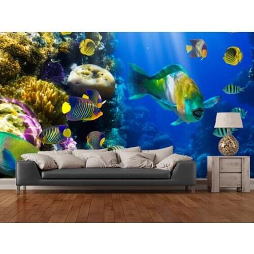 Custom cartoon wallpaper, 3D landscape murals for the living room bedroom restaurant background wall waterproof papel de parede