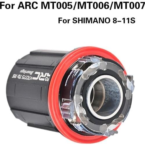 Hub Bearing Base Aluminum Alloy Hub Repair Parts for Arc Bicycle Hub Bearing Base 8 9 10 11 12 Speed 007 005 010 009