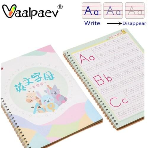 Free Gift Concave Magic Writing Paste Children Books Kids Educational Learning English Word Copybook Calligraphy Calligraphy