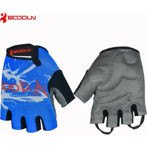 BOODUN Professional Bicycle Glove Outdoor Cycling Sports Breathable Gloves Bike Half Finger Sponge Pad Gloves Unisex 3 Colors
