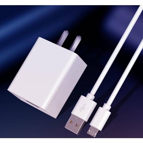 3C Certified Fast Charger with Data Cable 5V2A Power Adapter Universal USB Smart Phone Charging Head