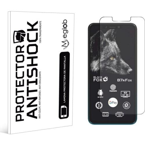Screen Anti-shock protector Anti-scratch Anti-Shatter compatible with Black Fox B7rFox