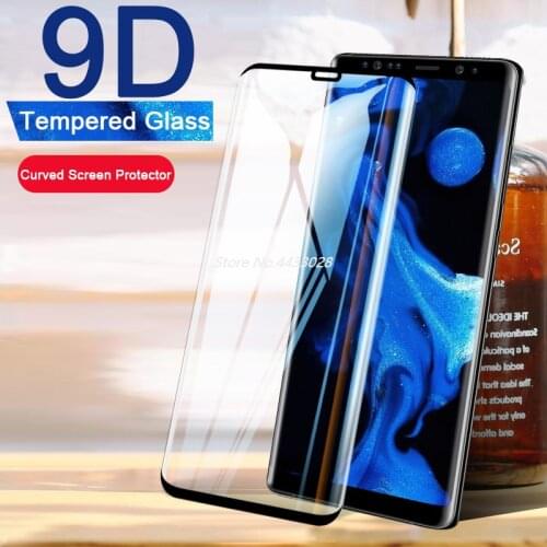 9D Protective Tempered Glass for Samsung Galaxy S10 5G S10 Lite S10e S9 Plus Note 10 Pro S 9 Note10 Note9 Note8 Screen Protector
