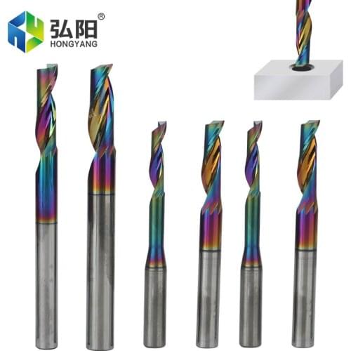 1pcs 8 / 10mm Single-Edge Milling Cutter Alloy Coated Tungsten Steel Cutter CNC Milling Machine Processing End Mill Drill Bit