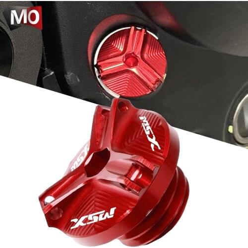 For Honda MSX125 Grom MSX 125 2013-2021 2020 2019 2018 Motorcycle CNC Accessorie Oil Filler Fill Cap Plug Cover Engine Oil Cup