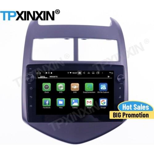 Carplay Car Radio 2 Din Stereo With Control Android For Chevrolet Aveo 2011 2012 2013 2014 2015 GPS Player Navigation Audio Unit