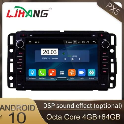 LJHANG Android 10 Car DVD Multimedia Player For BUICK/Traverse/Tahoe/Suburban/GMC/Chevrolet WIFI 2 Din Car Radio Stereo 4GB+64GB