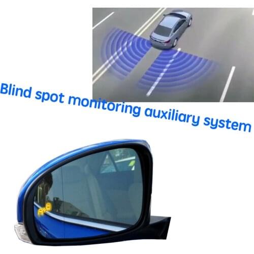 Car BSD BSM BSA Blind Area Spot Warning Drive Mirror Rear Radar Detection System For TOYOTA Mark X Reiz X130 2009~2019