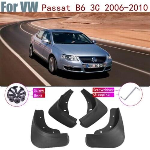 Fender Mud Flaps Guard Splash Flap Mudguards Car Accessories Mudguard For VW Volkswagen Passat B6 3C 2010 2009 2008 2007 2006