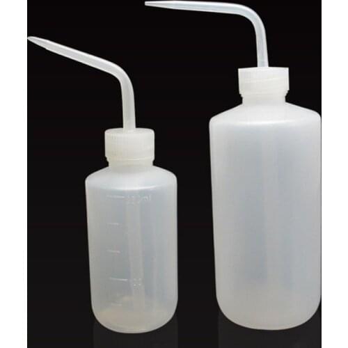 Washing Bottle Eyelash Extension Eyelash Bottles Tool Elbow Narrow Mouth Long Tube Clean Eyebrow Skin Care Remover Bottle