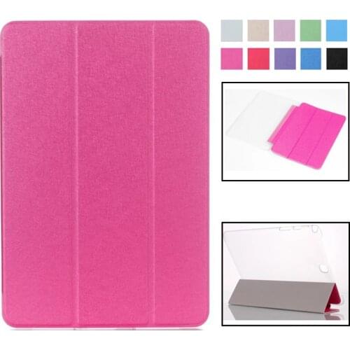 Case For Samsung Galaxy tab A 8.0 T350 T355 SM-P350 SM- P355 8'' Tablet transparent Smart Stand Funda Cover