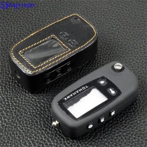 Jingyuqin 5-button remote folding flip holster Fob cover for Tomahawk TW9010 TW9020 TW9030 two-way alarm system