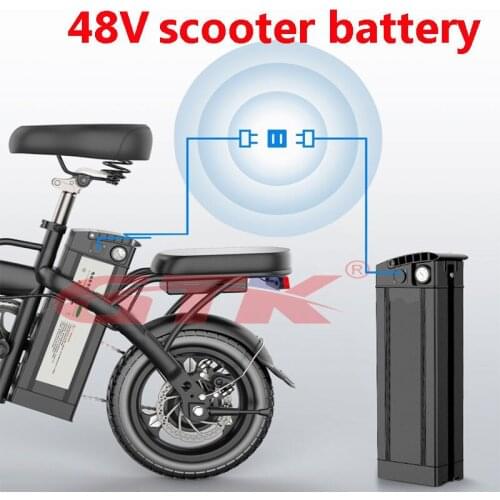 Electric Bicycle Battery 48V 10Ah 12AH 15AH 18AH 250W 350W 500W 750W ebike scooter use brand 18650 cells 30A BMS+3A charger