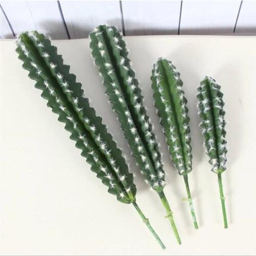 Real touch Large Artificial Cactus Plastic Foam Succulent plants flores home office table decoration flowers DIY desert plants
