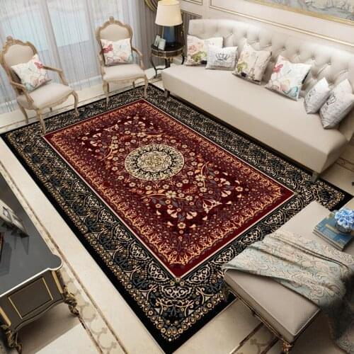 Bohemian learning carpet, modern Persian carpet, washable non-slip carpet for living room, bedroom decoration