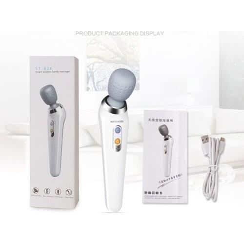 Rechargeable Massage Stick Multifunctional Massager Vibration Handheld Massage Hammer Portable Massage Stick