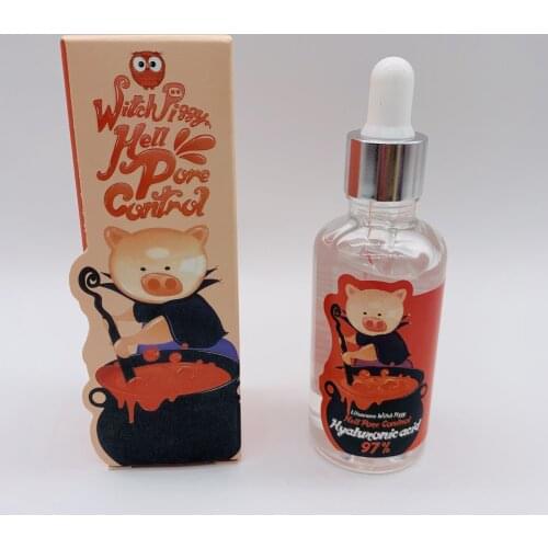 50ml Korean Cosmetic Witch Piggy Hell Pore Control Hyaluronic Acid Essential oil Face Serum Crean Skin Care Facial Essence