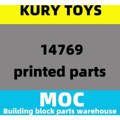 Kury Toys DIY MOC For 14769 printed parts Building block parts For Glass for brick toys