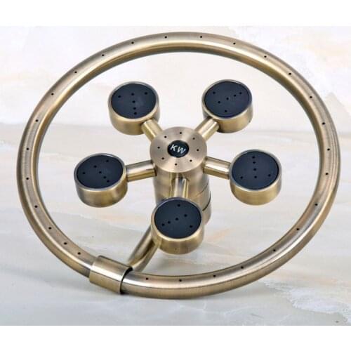 7.7" ( inch ) Vintage Retro Antique Bronze Round Shape Bath Rainfall Shower head / Bathroom Accessory (Standard 1/2") ash212