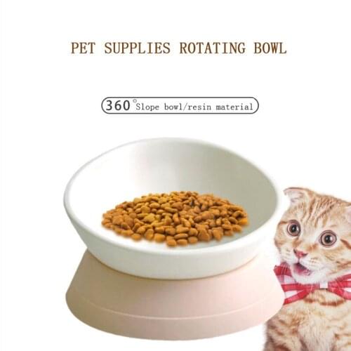 NEW Anti Vomiting Cat Food Bowl Non-slip Wear-resistant Protection Cervical Spine Tall Dog Bowls with Stand Cat Rice Anti