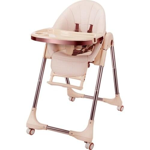 917Beilin childrens dining chair multifunctional adjustable universal wheel baby dining chair foldable