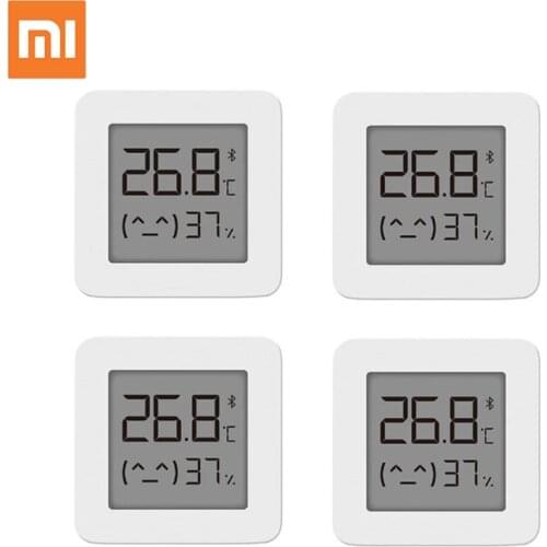 Original Xiaomi Mijia Bluetooth Thermometer 2 Wireless Smart Electric Digital Hygrometer Thermometer Work with Mijia APP