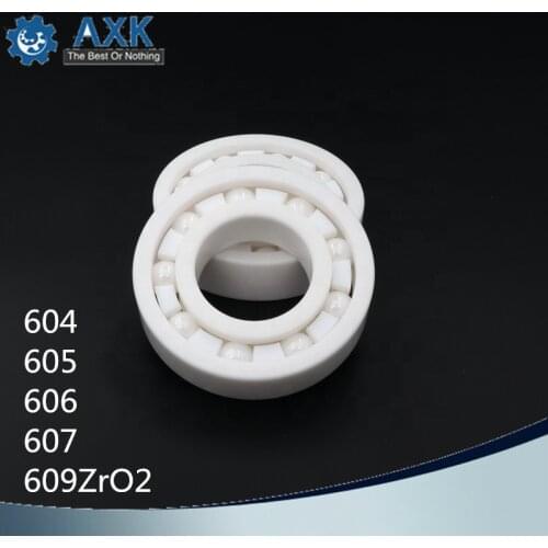 604 605 606 607 609 ZrO2 Full Ceramic Bearing ( 1 PC ) 4*12*4 mm ZrO2 Material 604CE All Zirconia Ceramic Ball Bearings 607CB