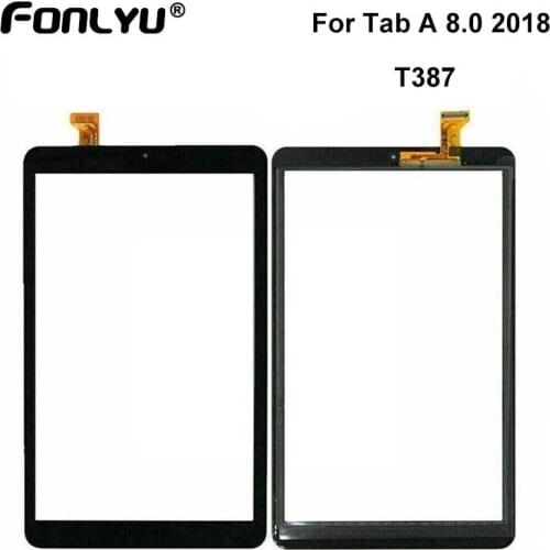 Touch Screen Digitizer panel Assembly For Samsung Galaxy Tab A 8.0 2018 SM T387 8 inch tablet Outer Touch Glass Replacement