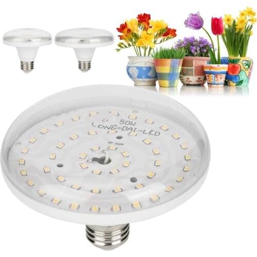 LED E27 Plant Light Bulb Full Spectrum AC 85-265V Grow Light Bulb Replacement For Indoor Vegetables Flowers Plants