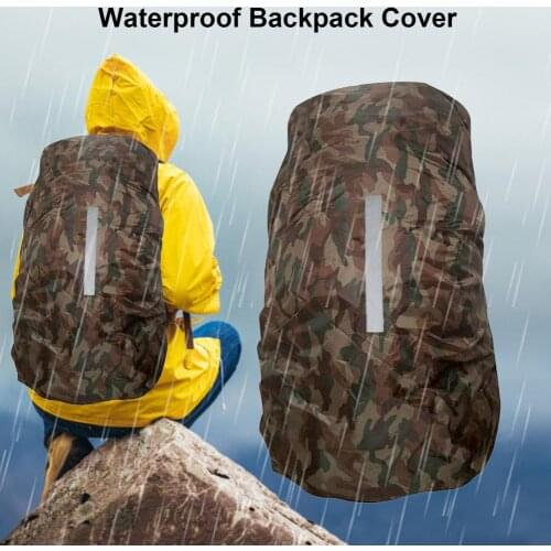 Outdoor Backpack Waterproof Cover Reflective Rainproof Protector