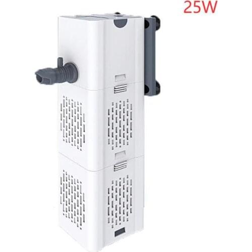 Built-in Fish Tank Filter Wear-resistant Rotor Aquarium Filter Pump With Large Capacity Filter Box Submersible Water Pump