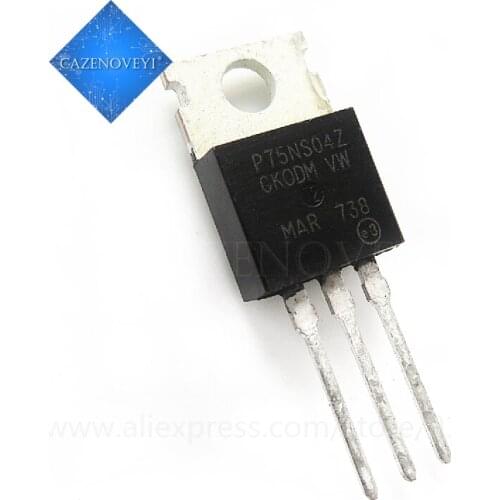10pcs/lot STP75NS04Z TO-220 P75NS04Z P75NS04 TO-220 STP75NS04 In Stock