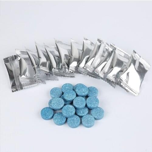 10 Pcs Glass Washer Solid Cleaner Tablet Car Solid Wiper Window Cleaning Windshield Glass Washer Effervescent Tablets