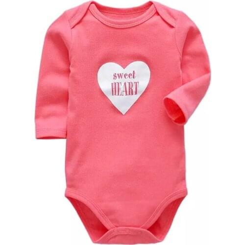 100%Cotton Baby Clothing Newborn Bodysuit Long Sleeve Underwear Infant Boys Girls Clothes Babys Sets