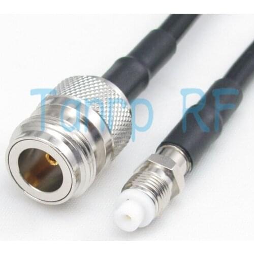 Free Shipping! 100CM 3FEET Pigtail coaxial jumper cable RG58 extension cable N female jack to FME female RF connector