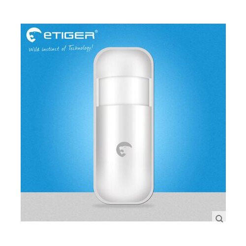 Big discount 433Mhz Etiger wireless curtain PIR motion movement detector work with S4 Alarm system