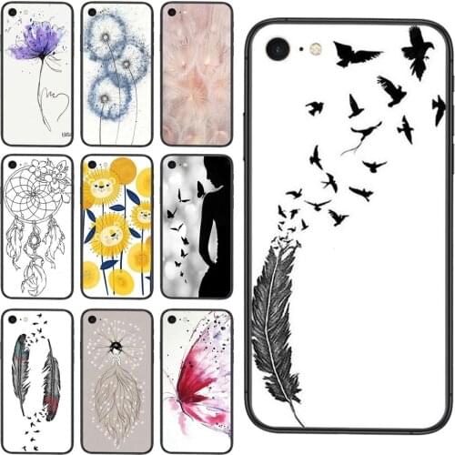 Mobile Pouch Case For Samsung Galaxy A72 A725F A71 A70 4G 5G A50 A40 A30 A20 A10S A02 Dandelion Butterfly Elephant Feather Owl