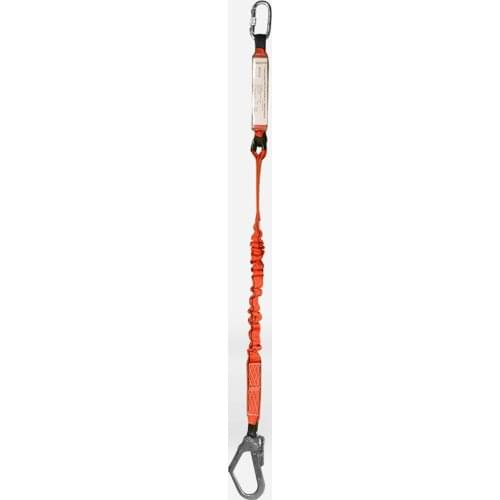 2m Elastic Single Leg Lanyard with Shock Absorbent, Fall Arrest and Fall Restraint Systems,working at heights , fall arresters