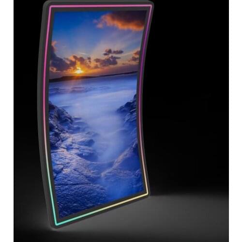 The Factory Directly Supplies 32 inch curved Surface capacitance touch display curved surface touch all-in-one game touch termin