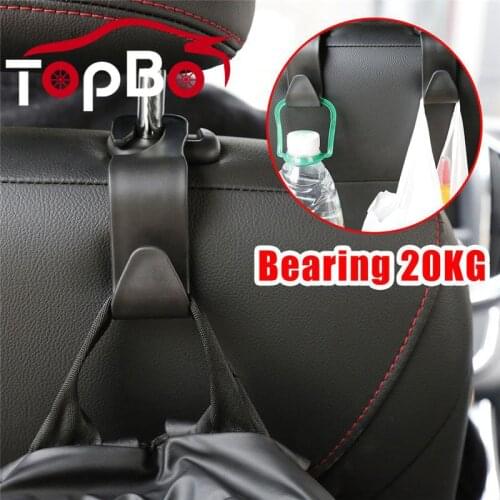 Hot Auto Car Seat Back Hooks Hanger Storage Hook Multifunction Headrest Mount For Groceries Bag Handbag Interior Accessories