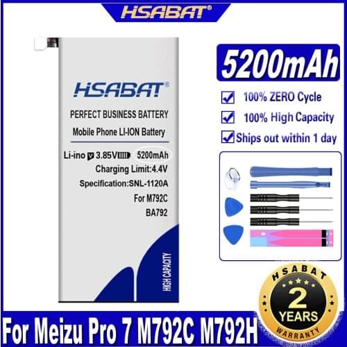 HSABAT Meizu PRO 7 Phone Batteries China