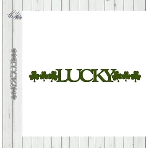 Metal Cutting Dies Lucky decoration for Scrapbooking New Dies for 2020 Die Cut Stitch Craft Die Stencil Troqueles